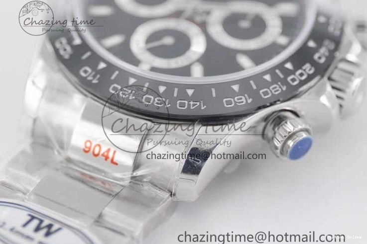 0420 Daytona 116500 SS TWF 1:1 Best Edition 904L Steel Black Dial on SS Bracelet A EasyCare 2407